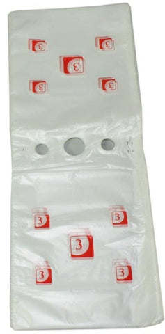 Pak Sher Number 3 Food Storage Portion Bag, 6.375 x 7 inch -- 2000 per case.