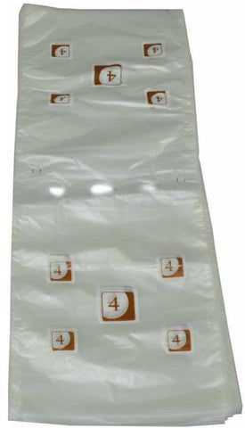 Pak Sher Number 4 Food Storage Portion Bag, 6.375 x 7 inch -- 2000 per case.
