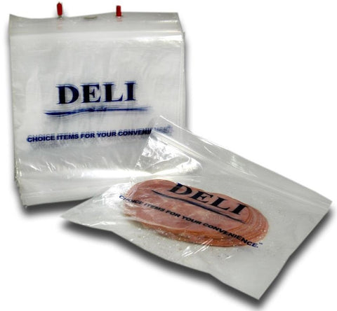 Pak Sher Plastic Deli Bag, 10 x 8 inch -- 1000 per case.