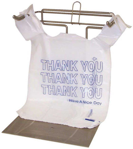 Pak Sher Stock Print T-Shirt Thank You Bag -- 1000 per case.