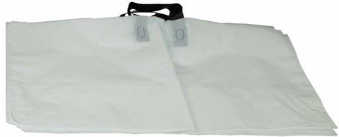 Pak Sher Soft White Tote Bag, 28 x 13 x 10 inch -- 250 per case.