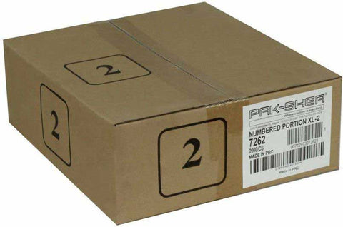 Pak Sher Extra Large Number 2 Portion Control Bag -- 2000 per case.
