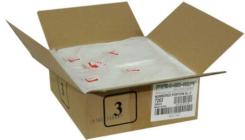 Pak Sher Extra Large Number 3 Portion Control Bag -- 2000 per case.