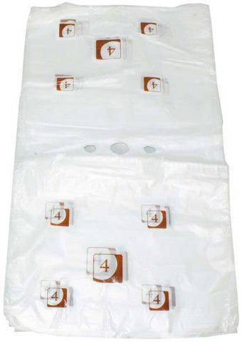 Pak Sher Extra Large Number 4 Portion Control Bag -- 2000 per case.