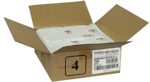 Pak Sher Extra Large Number 4 Portion Control Bag -- 2000 per case.