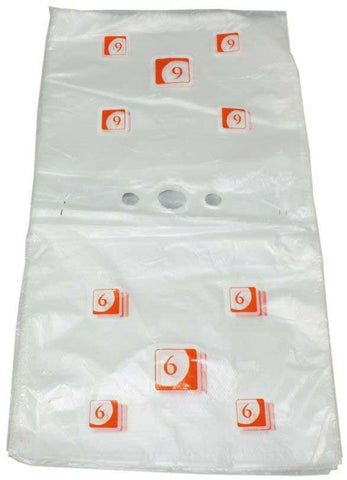 Pak Sher Extra Large Number 6 Portion Control Bag -- 2000 per case.