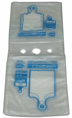 Pak Sher Monday Small Portion Bag, 6.375 x 7 inch -- 2000 per case.
