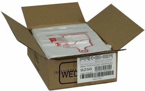 Pak Sher Wednesday Small Portion Bag, 6.375 x 7 inch -- 2000 per case