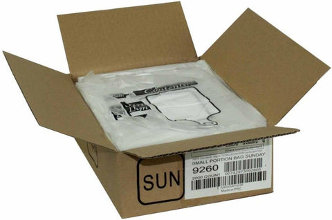 Pak Sher Sunday Small Portion Bag, 6.375 x 7 inch -- 2000 per case