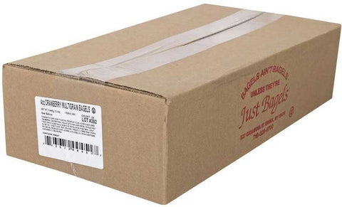 Just Bagels Multigrain Cranberry Bagel, 6 count per pack -- 4 per case.