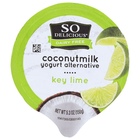 So Delicious Dairy Free Key Lime Coconutmilk Yogurt Alternative, 5.3 Ounce -- 12 per case