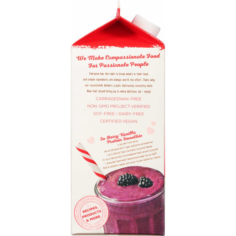 So Delicious Plain Coconut Milk, 0.5 Gallon -- 6 per case