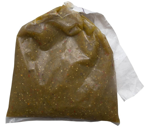 Naughty Chile Taqueria Green Salsa with Medium Heat from Tomatillos and Jalapenos, 10 Pound.