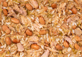 Naughty Chile Taqueria Pork Carnitas Rice and Beans Quickie Burrito Mix, 5 Pound -- 4 per case