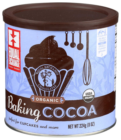 Equal Exchange Organic Baking Cocoa, 8 Ounce -- 6 per case.