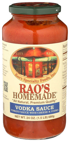 Raos Specialty Food Homemade Vodka Premium Pasta Sauce, 24 Ounce -- 12 per case.