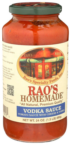 Raos Specialty Food Homemade Vodka Premium Pasta Sauce, 24 Ounce -- 12 per case.