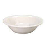 Vertex China Buckingham Undecorated American White Wide Rim Rolled Edge Grapefruit Bowl, 10.5 Ounce -- 36 per case.