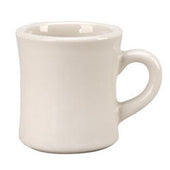 Buckingham Wide Rim Rolled Edge Bounty American White Mug, 8 Ounce -- 36 per case.