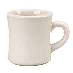 Buckingham Wide Rim Rolled Edge Bounty American White Mug, 8 Ounce -- 36 per case.