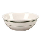 Del Mar Green Rolled Edge Rim Soup Bowl, 10 Ounce -- 24 per case.