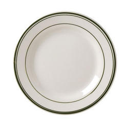 Del Mar Green Rolled Edge Plate, 6 5/8 inch -- 36 per case.