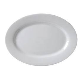 Vertex China Market Buffet Collection Rolled Edge Platter, 20 inch.