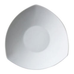 Vertex China Ventana Collection Porcelain White Triangle Bowl, 11 1/4 inch -- 12 per case.