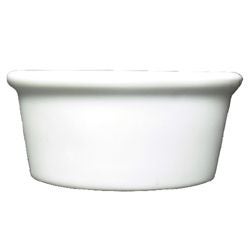 Market Buffet Collection Porcelain White Smooth Sided Ramekin, 5.5 Ounce -- 36 per case.