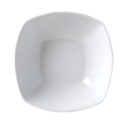 Vertex China Signature Collection Porcelain White Square Bowl, 8 inch -- 24 per case.