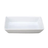 Vertex China Signature Collection Rectangle Porcelain White Deep Dish, 8 9/16 x 5 11/16 inch -- 24 per case.