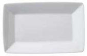 Vertex Signature Collection Porcelain White Rectangle Plate, 7.25 inch -- 36 per case.