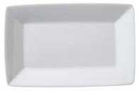Vertex Signature Collection Porcelain White Rectangle Plate, 7.25 inch -- 36 per case.