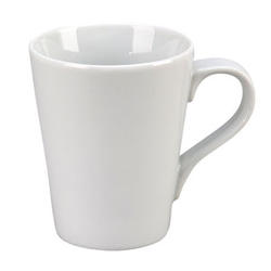 Vertex China Ventana Collection Porcelain White Mug, 12 Ounce -- 36 per case.
