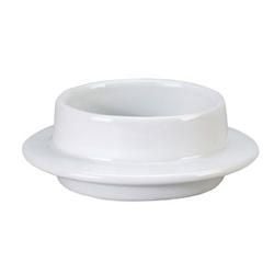 Vertex China Signature Collection Porcelain White Butter Bowl, 3 Ounce -- 48 per case.