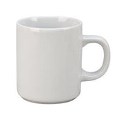 Vertex China Argyle and Catalina Collection Porcelain White C Handle Hotel Mug, 11 Ounce -- 36 per case.