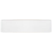Vertex Ventana Collection Porcelain White Rectangular Platter, 16 x 4 inch -- 12 per case.