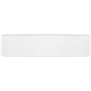 Vertex Ventana Collection Porcelain White Rectangular Platter, 16 x 4 inch -- 12 per case.