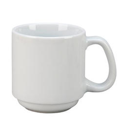 Vertex China Argyle and Catalina Collection Summit Porcelain Stackable Mug, 10 Ounce -- 36 per case.