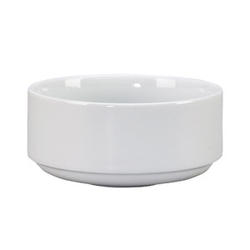 Alpine Collection Euro White Stacking Bouillon, 10 Ounce -- 36 per case.