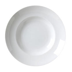 Alpine Collection Euro White Pasta Bowl Deep with Rim, 21 Ounce -- 12 per case.