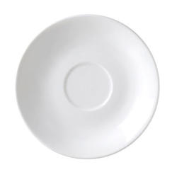 Rubicon Collection White Saucer, 6 inch -- 36 per case.