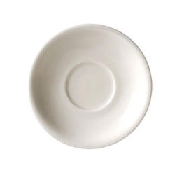 Vertex China Vista Collection Undecorated American White A D Saucer, 5 1/2 inch -- 36 per case.