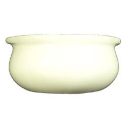 Vertex China Vista Collection Undecorated American White Onion Soup Crock, 4 7/8 x 2 1/4 inch -- 24 per case.