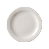 Vertex China Vista Collection Undecorated American White Narrow Rim Plate, 5 1/2 inch -- 36 per case.
