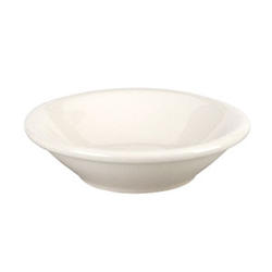 Vertex China Vista Collection Undecorated American White Narrow Rim Fruit Bowl, 4 5/8 inch -- 36 per case.