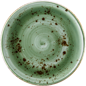Vertex China London Undecorated Terra Jade Coupe Plate, 6 inch -- 36 per case.