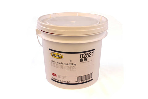 Rich JW Allen Whole Cherry Fruit Filling, 30 Pound.