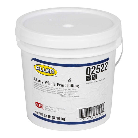 Rich JW Allen Whole Cherry Fruit Filling, 18 Pound.