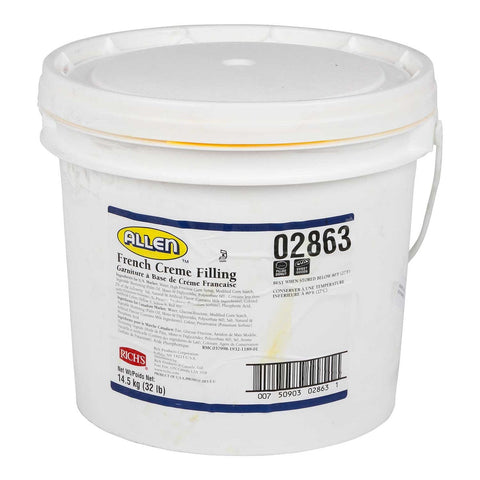 Rich JW Allen French Creme Filling, 32 Pound.